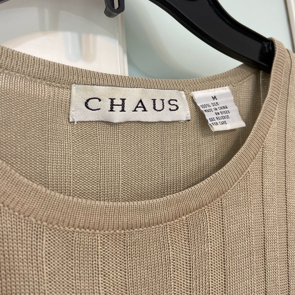 VINTAGE 100% Silk Top - Picture 6 of 8